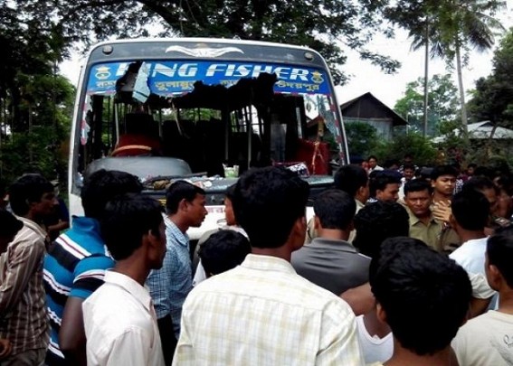  Road mishap left one 16 yr old boy seriously injured: Tension prevail among locals 